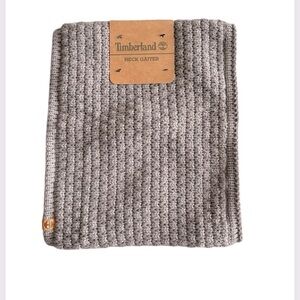 TIMBERLAND Gaiter Neck Warmer Grey One Size Fits All Men Unisex